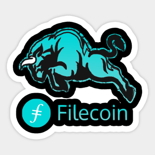 Filecoin Crypto coin Crytopcurrency Sticker